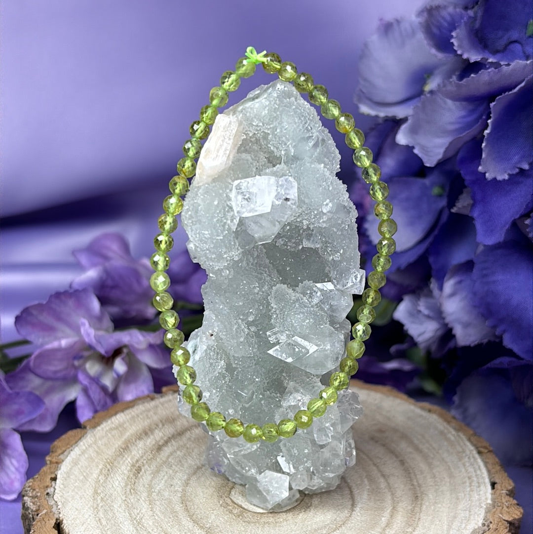 Faceted Peridot Bracelet