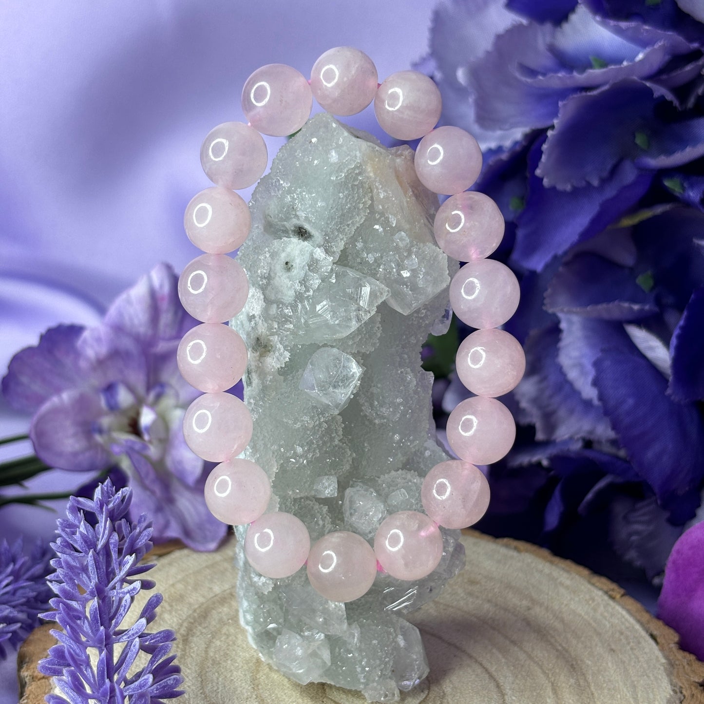 Chunky Rose Quartz Bracelet