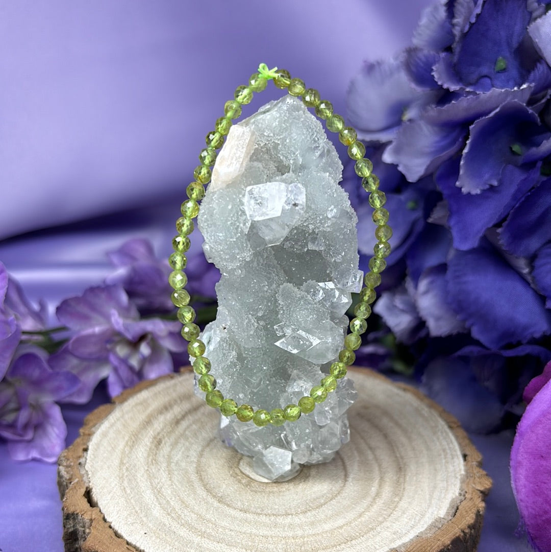 Faceted Peridot Bracelet