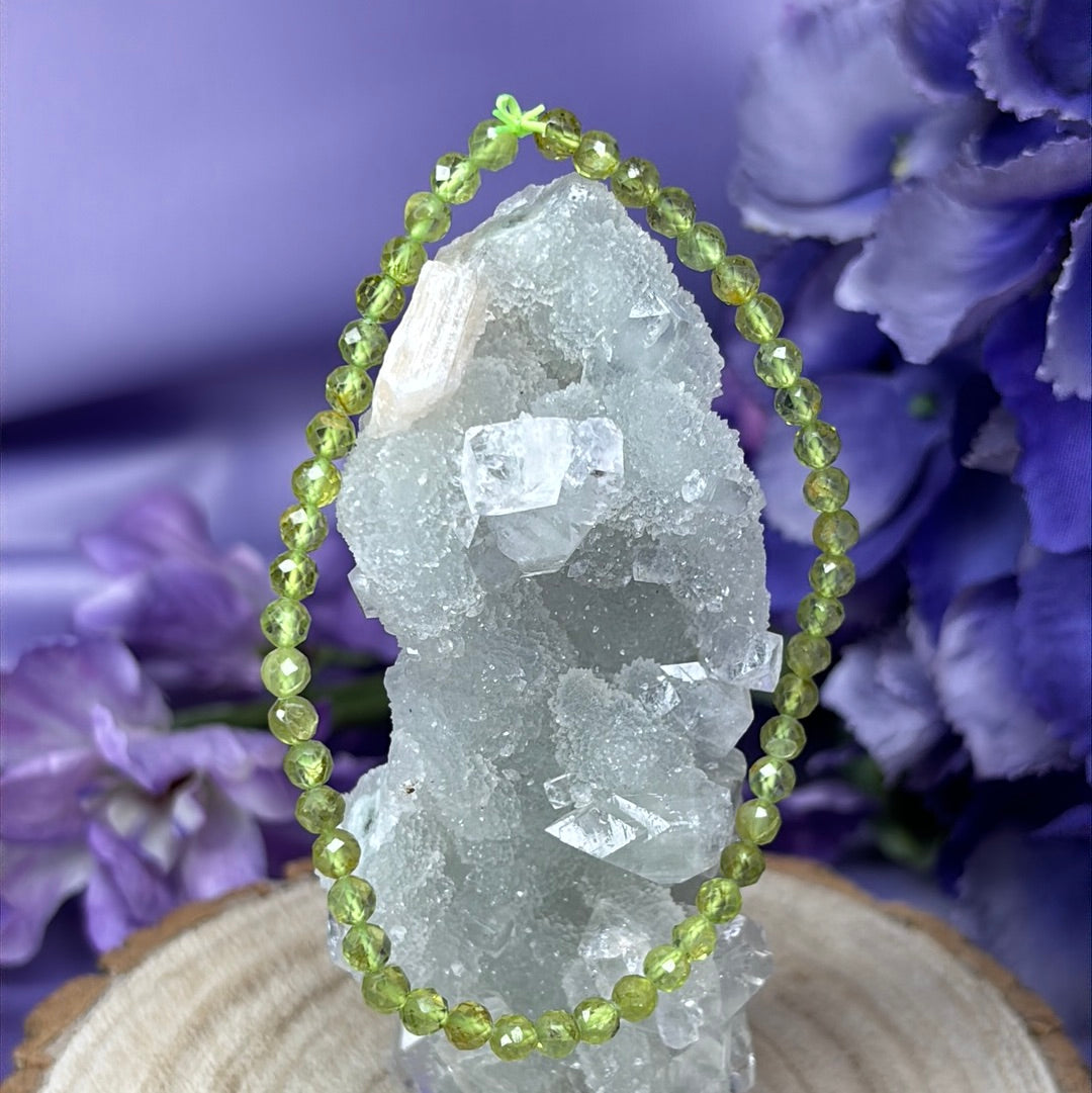 Faceted Peridot Bracelet