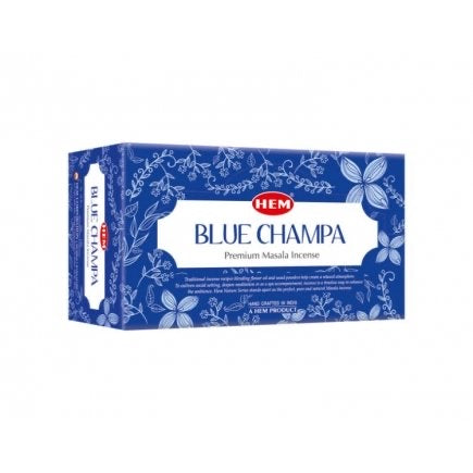 HEM Premium Blue Champa Masala Incense Sticks